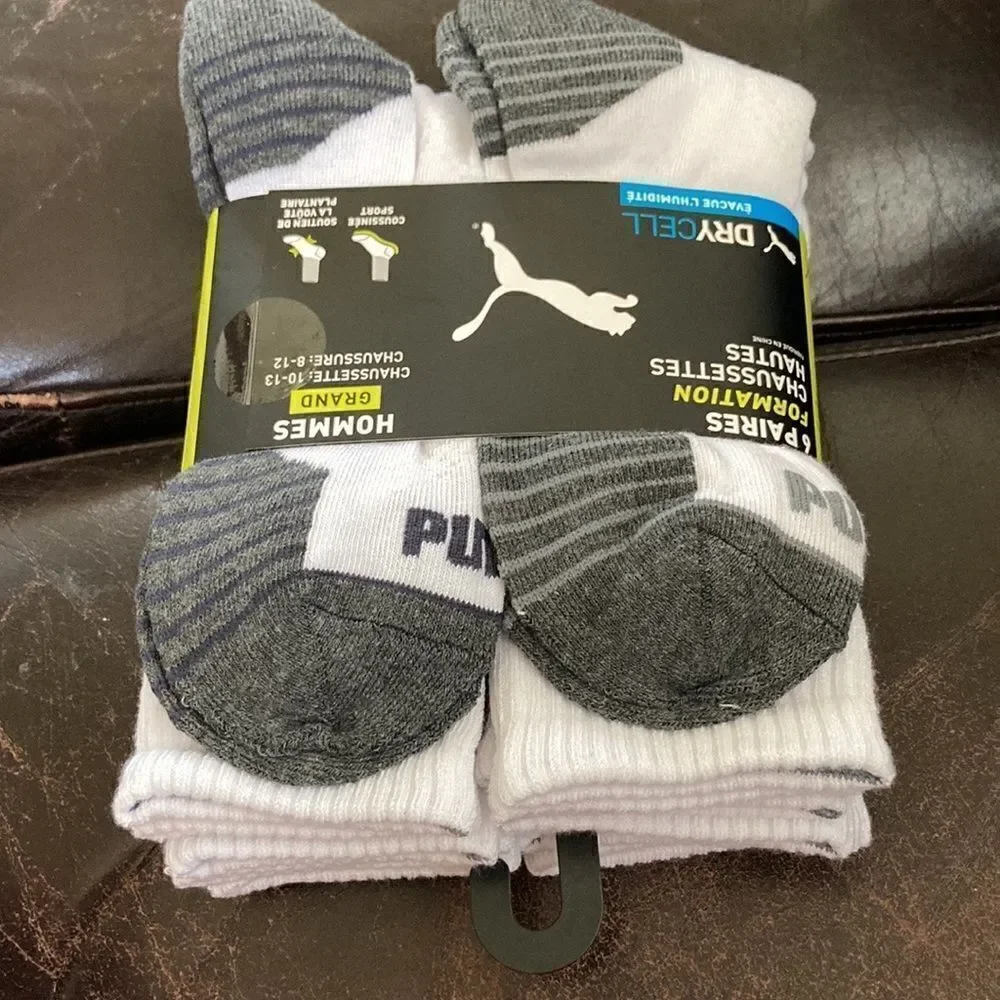 Puma Training Crew Socks 6pk